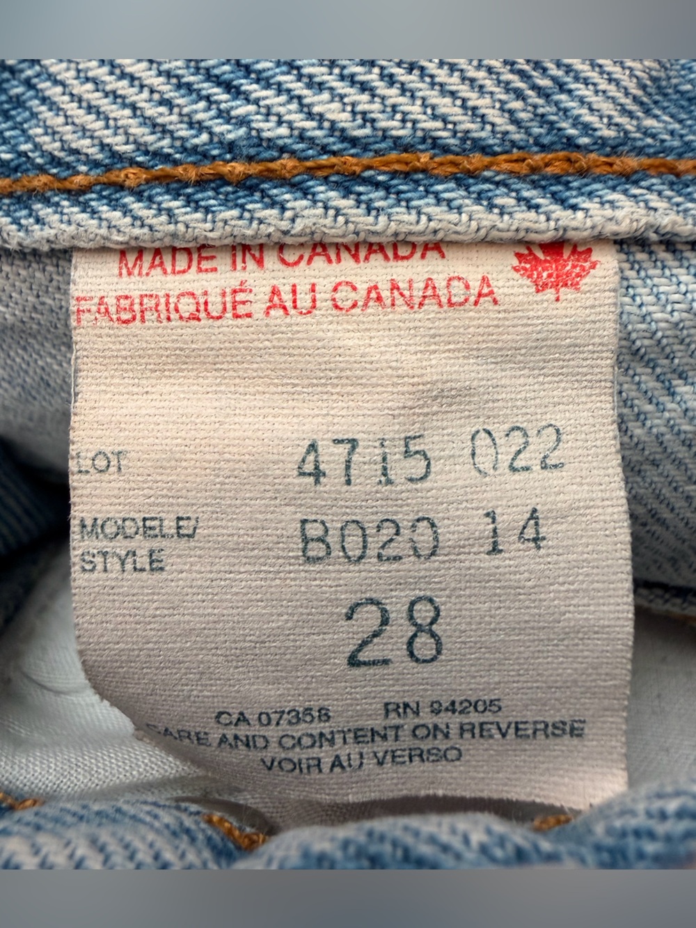 Vintage Hollywood The Jean People High Waisted Denim Short - Picture 9 of 9